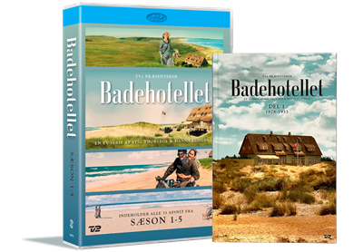 Badehotellet - Sæson 1-5 boks - Blu-Ray (Inkl. BOG)