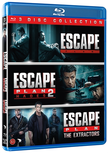 Escape Plan 1-3 Blu-Ray Boks