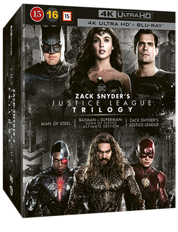 Zack Snyder's Justice League Trilogy - 4K Ultra HD + Blu-Ray