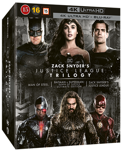Zack Snyder\'s Justice League Trilogy - 4K Ultra HD + Blu-Ray