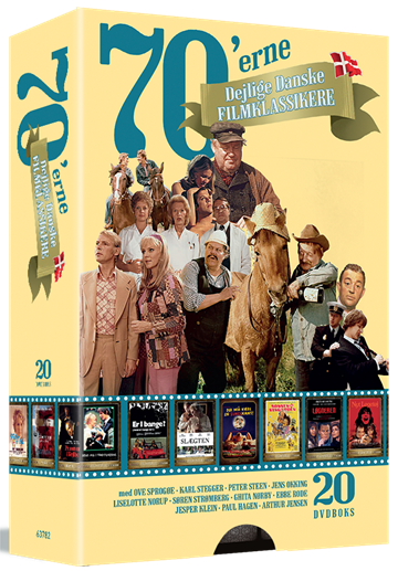 70’ernes Danske Filmklassikere (20 DVD)
