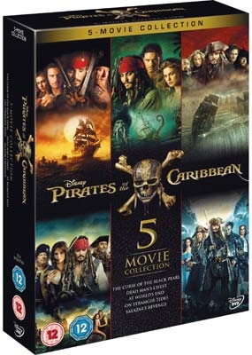 Pirates Of The Caribbean 1-5 - Box Collection DVD