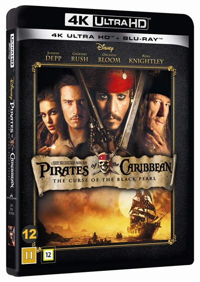 Pirates Of The Caribbean 1: Den Sorte Forbandelse - 4K Ultra HD + Blu-Ray
