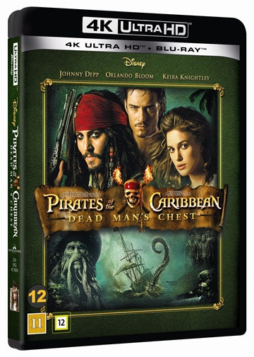 Pirates Of The Caribbean 2: Død Mands Kiste - 4K Ultra HD + Blu-Ray