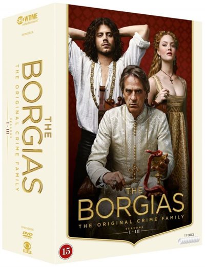 The Borgias 1-3 DVD Boks