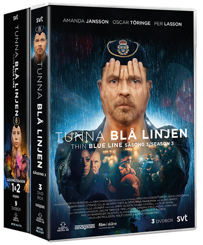 Tunna Blå Linjen - Thin Blue Linekompletta - Sæson 1-3 - DVD