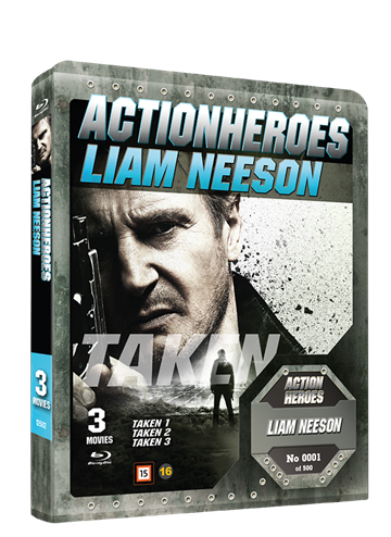 Liam Neeson - Action Heroes Steelbook - Blu-Ray - Ltd. Collectors Edition
