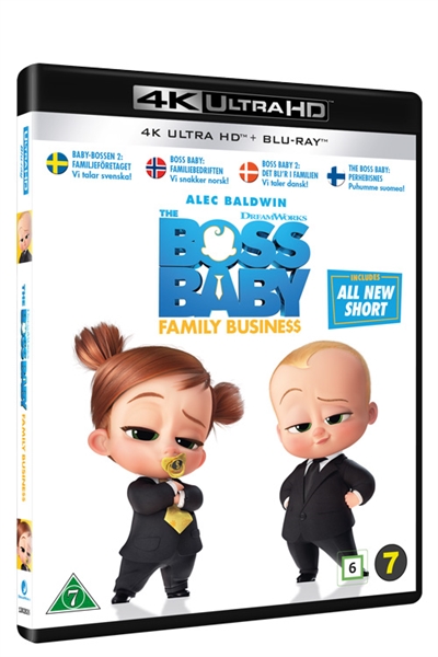 Boss Baby 2 - Det Bli\'r I Familien - 4K Ultra HD + Blu-Ray