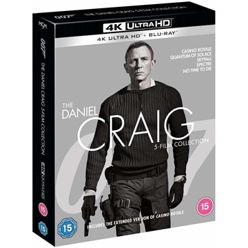 Daniel Craig Collection - James Bond - Alle 5 Film - 4K Ultra HD + Blu-Ray