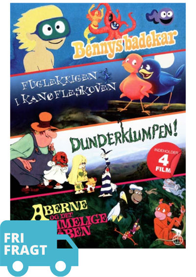 Eventyrlige Børnefilm - 4DVD boks