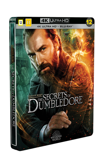 Fantastiske Skabninger 3: Dumbledores Hemmeligheder - Steelbook - 4K Ultra HD + Blu-Ray