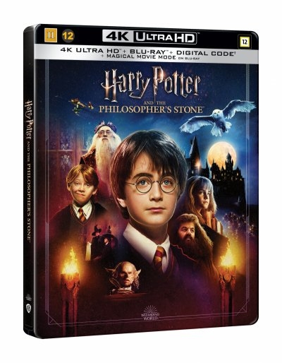 Harry Potter Og De Vises Sten - 20 Års Jubilæums Udgave - 4K Ultra HD Steelbook