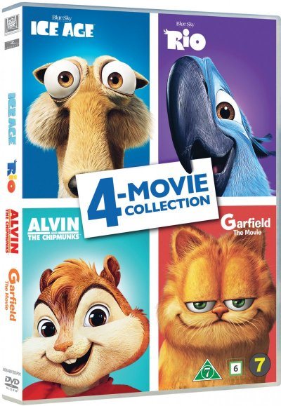 Ice Age/Rio/Alvin/Garfield - 4 Movie Collection (DVD)