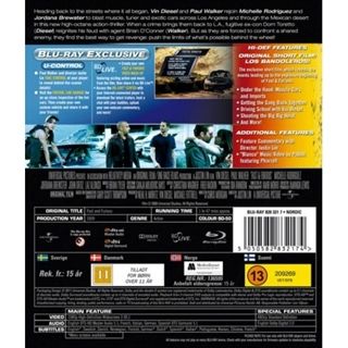The Fast & The Furious 4 Blu-Ray