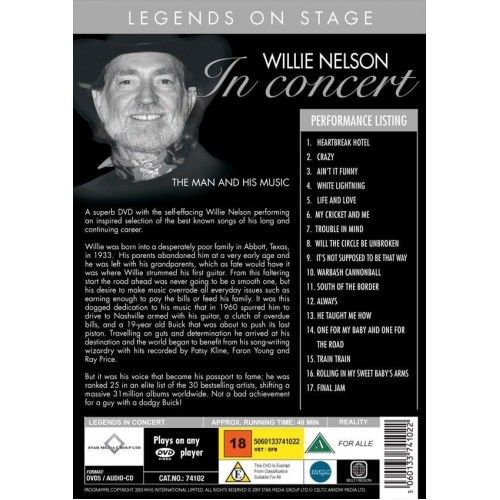 Legends On Stage - Willie Nelson