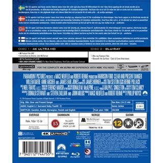 Clear And Present Danger - 4K Ultra HD Blu-Ray