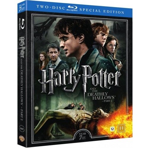 HARRY POTTER 7 Og Dødsregalierne Del 2 + Dokumentar Blu-Ray