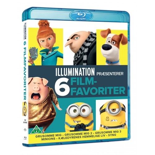 Illumination 6 Movies - Blu-Ray Collection