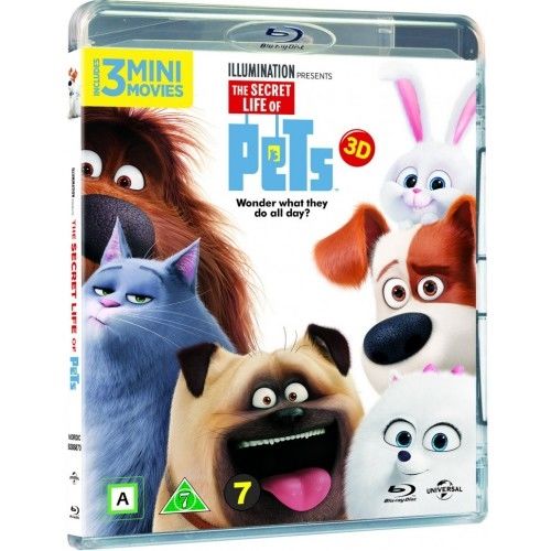 Secret Life Of Pets 3D Blu-Ray