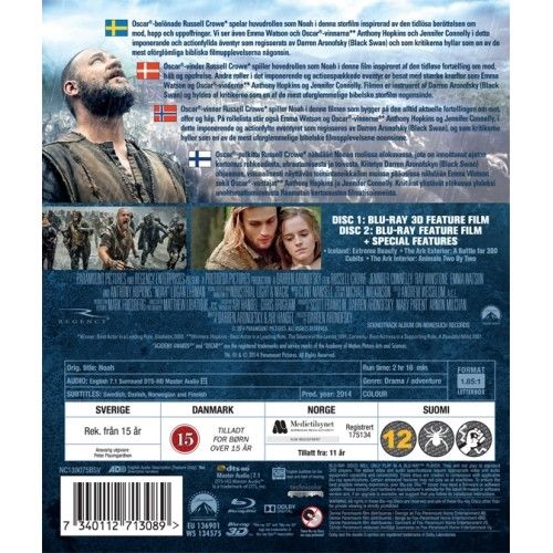 Noah - 3D Blu-Ray