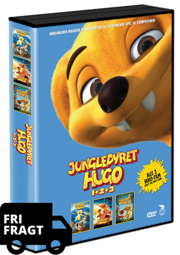 Jungledyret Hugo 1-3 DVD Box