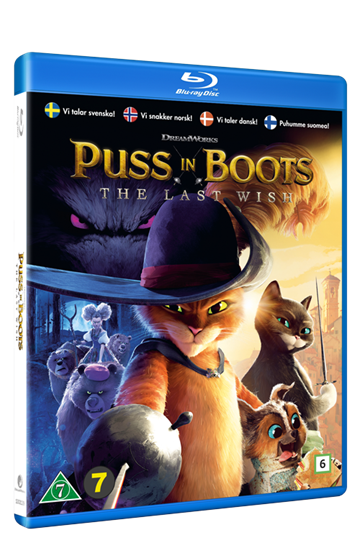 Den Bestøvlede Kat og Ønskestjernen - Blu-Ray