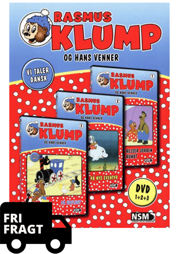Rasmus Klump og Hans Venner - 3DVD boks 1