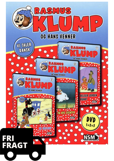 Rasmus Klump og Hans Venner - 3DVD boks 1