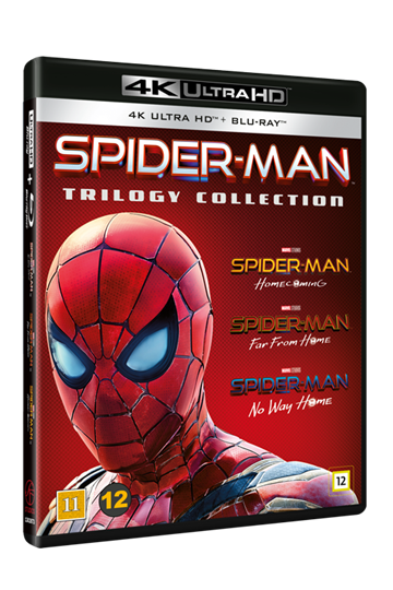 Spider-Man 1-3 Movie Collection (Tom Holland) - 4K Ultra HD + Blu-Ray