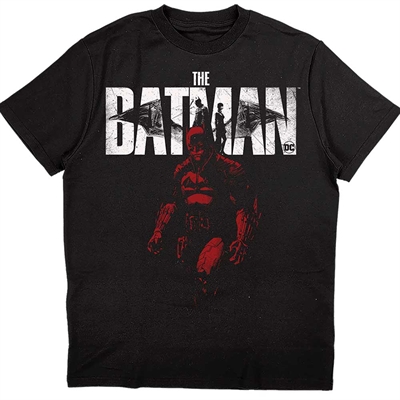 The Batman Red Figure - DC Comics Unisex T-Shirt - Large