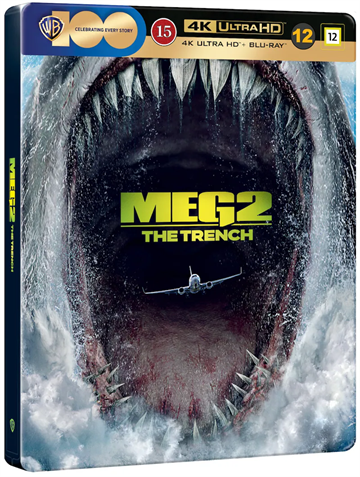 The Meg 2: The Trench - Ltd. Steelbook 4K Ultra HD + Blu-Ray