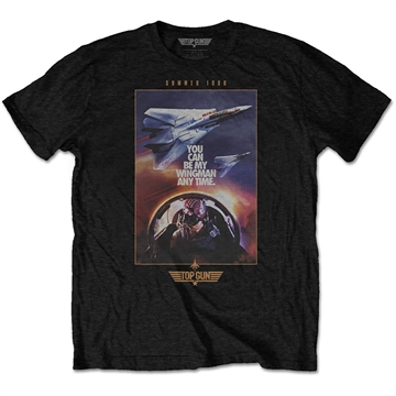 Top Gun Unisex T-Shirt: Wingman Poster Small