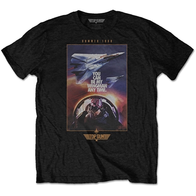 Top Gun Unisex T-Shirt: Wingman Poster