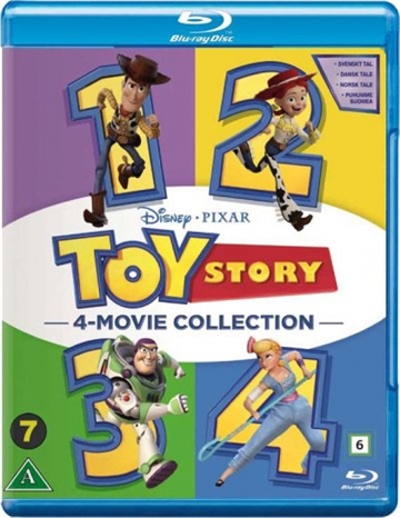 Toy Story 1-4 - Blu-Ray
