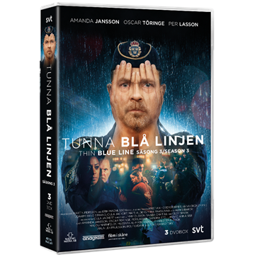 Tunna Blå Linjen - Thin Blue Line - Sæson 3 - DVD