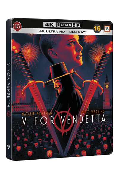 V For Vendetta - 4K Ultra HD Steelbook + Blu-Ray